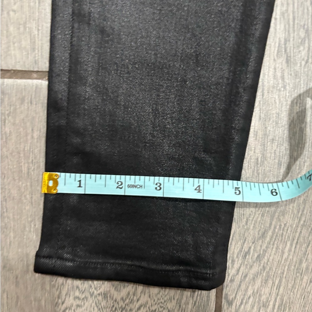 Citizens of Humanity Rocket High Rise Coated Skinny in Black Size 29 - Picture 8 of 10